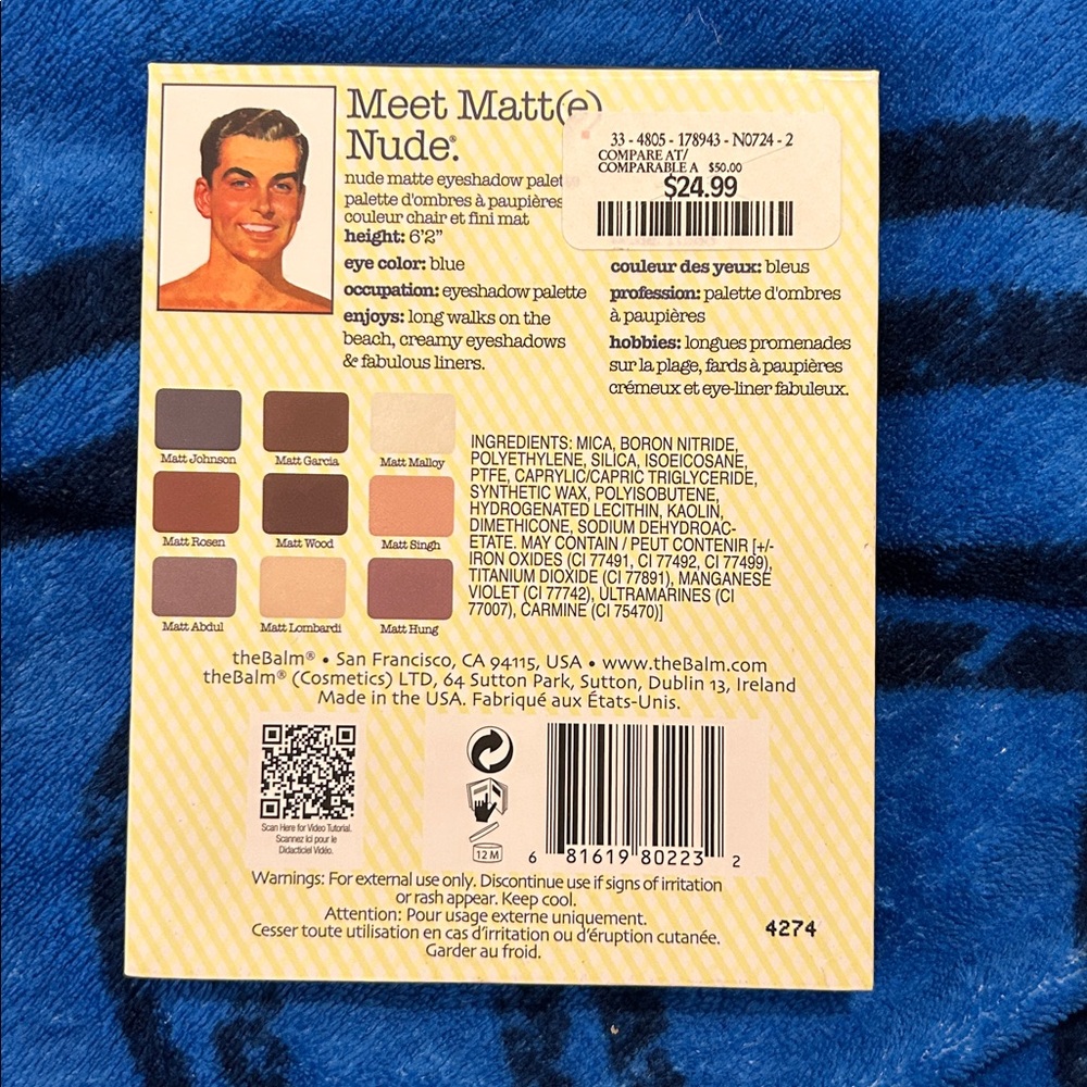 the Balm Meet matte nude eyeshadow palette - Picture 4 of 4